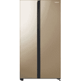 SAMSUNG 700 L Frost Free Side by Side Refrigerator | Sweet Gold | RS72R50114G/TL