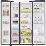 SAMSUNG 700 L Frost Free Side by Side Refrigerator | Sweet Gold | RS72R50114G/TL