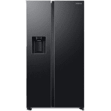 Samsung Side by Side Refrigerator | Convertible 5 In 1 Digital Inverter | 633 L | Black Matt | RS78CG8543B1HL