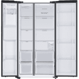 Samsung Side by Side Refrigerator | Convertible 5 In 1 Digital Inverter | 633 L | Black Matt | RS78CG8543B1HL