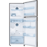SAMSUNG 336 L Frost Free Double Door 2 Star Refrigerator with Curd Maestro | Luxe Brown | RT37T4632DX/HL
