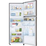 SAMSUNG 336 L Frost Free Double Door 2 Star Refrigerator with Curd Maestro | Luxe Brown | RT37T4632DX/HL