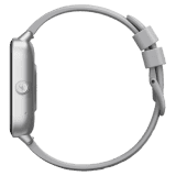 Fastrack Rider Unisex Smart Watch | 4.64 cm | TFT LCD Display | BT Calling | Silver Grey