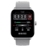 Fastrack Rider Unisex Smart Watch | 4.64 cm | TFT LCD Display | BT Calling | Silver Grey