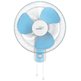 V-Guard Finesta STD Plus 16 | 3 Blade Wall Fan 400 mm | White / Blue