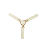 USHA Racer Chrome Ceiling Fan | 1200MM | Ultra High Speed 400RPM | Rich Ivory