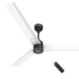 Atomberg Renesa Ceiling Fan with Remote | 3 Blade | 1200mm | BLDC Motor | White & Black