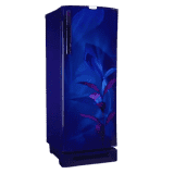 Godrej Edge Pro Single Door Refrigerator | 185 Litres | 4 Star | Direct Cool Inverter Technology | Marine Blue | RD EDGEPRO 210D TA