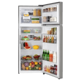 LG 466 L | 2 Star Frost Free Double Door Refrigerator with Door Cooling Plus | Shiny Steel | GL-T492MPZY