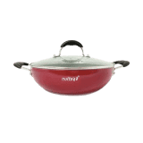 Nolta Popular Series Kadai with Glass Lid | 24 cm