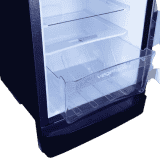 Godrej Edge Pro Single Door Refrigerator | 185 Litres | 4 Star | Direct Cool Inverter Technology | Marine Blue | RD EDGEPRO 210D TA