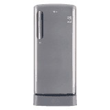 LG Direct-Cool Single Door Refrigerator | 185 L | 3 Star | Shiny Steel | GL-D201APZD