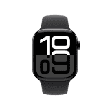 Apple Watch Series 10 | GPS | 42mm | M/L | Jet Black Aluminium with Sport Band | Black Strap | MWWF3HN/A