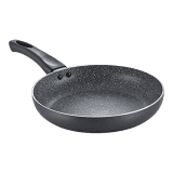 Prestige Omega Deluxe Granite Non Stick Round Base Fry Pan | 28cm | 3L | Black