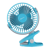 Bajaj Pygmy Mini Fan 110mm | USB Charging Fan | Multi-Clip Function | Rechargeable Fan| Battery Fan