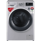LG 8 kg 5 Star Fully Automatic Front Load with In-built Heater-FHT1408ZWL | Silver