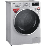 LG 8 kg 5 Star Fully Automatic Front Load with In-built Heater-FHT1408ZWL | Silver