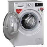 LG 8 kg 5 Star Fully Automatic Front Load with In-built Heater-FHT1408ZWL | Silver
