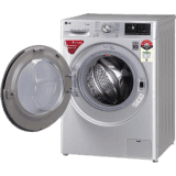 LG 8 kg 5 Star Fully Automatic Front Load with In-built Heater-FHT1408ZWL | Silver