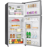 LG 516 L 3 Star Inverter Frost-Free Double Door Refrigerator | GN-H602HLHQ | Platinum silver