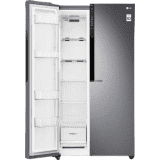 LG 679 L Frost Free Inverter Linear Side-by-Side Refrigerator | GC-B247KQDV | Grey