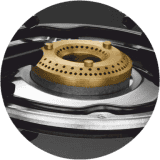 Preethi Zeal Glass Manual Gas Stove | 2 Burners