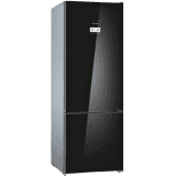 BOSCH 559 L Frost Free Double Door 2 Star Refrigerator | KGN56LB41I | Glass Black