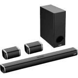 boAt Aavante Bar 2400 Bluetooth Soundbar | Wired Subwoofer | 5.1 Channel | Black