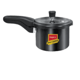 Impex Hard anodized Dripless Aluminium Pressure cooker HA smart D3 | 2.5 L | Outer Lid Induction Bottom Pressure Cooker