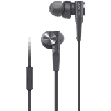 Sony Premium in-Ear Extra Bass Wired Headphones with Mic | MDR-XB55AP | Black
