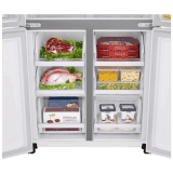 LG 595L with Inverter and Wi-Fi Side-by-Side Refrigerator | Linen White | GC-M22FAGPL