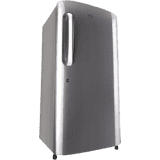 LG 215 L Direct Cool Single Door 4 Star Refrigerator-GL-B221APZY | Shiny Steel,