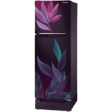 SAMSUNG Frost Free Double Door Refrigerator with Base Drawer | 2 Star | 236 L | Paradise Bloom Purple | RT28C31429R/HL