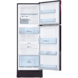 SAMSUNG Frost Free Double Door Refrigerator with Base Drawer | 2 Star | 236 L | Paradise Bloom Purple | RT28C31429R/HL
