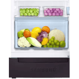 SAMSUNG Frost Free Double Door Refrigerator with Base Drawer | 2 Star | 236 L | Paradise Bloom Purple | RT28C31429R/HL