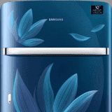 SAMSUNG 198 L Direct Cool Single Door 5 Star Refrigerator with Base Drawer | RR21T2H2W9U/HL | Paradise Blue