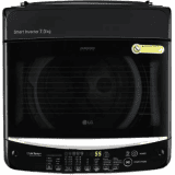 LG 7.0 Kg Inverter Fully-Automatic Top Loading Washing Machine | T70SJBK1Z | Black