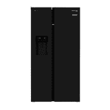 Voltas Beko 634 L Side by Side Refrigerator  | RSB655GBRF | Glass Black