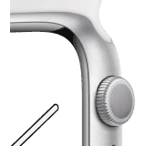 Apple Watch | MP6N3HN/A |Series 8 |  45 mm | Silver Aluminum Case with White Sport Band | GPS