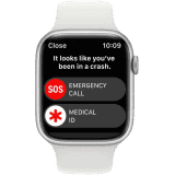 Apple Watch | MP6N3HN/A |Series 8 |  45 mm | Silver Aluminum Case with White Sport Band | GPS
