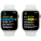 Apple Watch | MP6N3HN/A |Series 8 |  45 mm | Silver Aluminum Case with White Sport Band | GPS