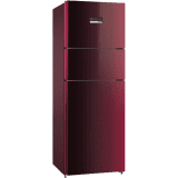 BOSCH Serie 4 364 Litres Frost Free Vario Inverter Triple Door Refrigerator | MultiAirflow System | CMC36WT5NI | Candy Red