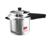 IMPEX DELIGHT | 5 Virgin Aluminium Dripless |  5 L | Induction Bottom Pressure Cooker | Aluminium