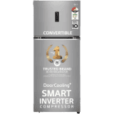 LG | Frost Free Double Door Top Mount |  3 Star Convertible Refrigerator | 398 L | GL-T422VPZX