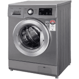 LG 9 kg With Smart Diagnosis Fully Automatic Front Load with In-built Heater |FHM1409BDP| Grey, Silver