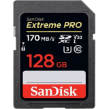 SanDisk Extreme PRO 128 GB | 170 MB/s | Memory Card