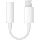 APPLE Phone Converter | Lightning to 3.5 mm Phone Converter | Android/iOS | White | MMX62ZM/A