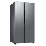 Samsung Side by Side Refrigerator | 653 L |  3 Star | Clean Steel | RS76CG8113SLHL