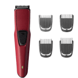 PHILIPS | BT1235/15 Trimmer 60 min Runtime 5 Length Settings | Maroon