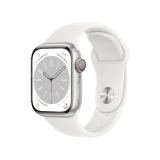 Apple Watch Series 8 Sports Band | 41 mm | Retina LTPO /OLED Display | Silver Aluminium